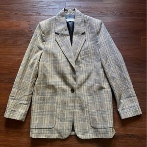 ASOS Tan and Black Blazer Tailored Fit Suit Jacket